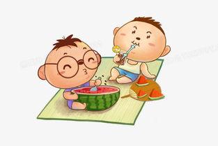 吃瓜小孩视频素材图片,揭秘吃瓜小孩的欢乐时光